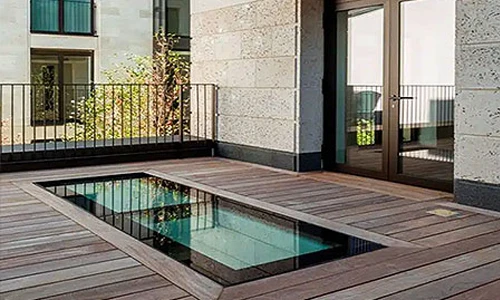Flat glass rooflights